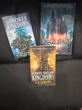 N.K. Jemisin Inheritance Trilogy Bundle | 3 Book Lot | Multicolor